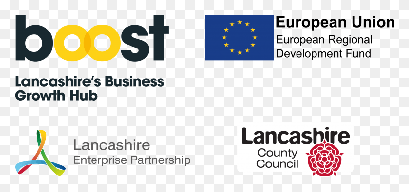4445x1919 Boost Logo Lockups Portrait Lancashire County Council, Text, Symbol, Trademark HD PNG Download
