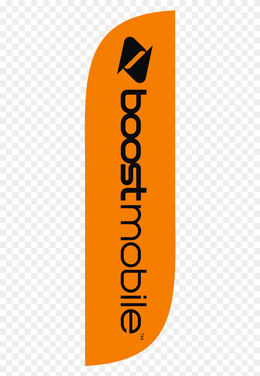 299x1153 Boost Mobile Orange 5ft Feather Flag With New Logo Boost Mobile, Number, Symbol, Text HD PNG Download