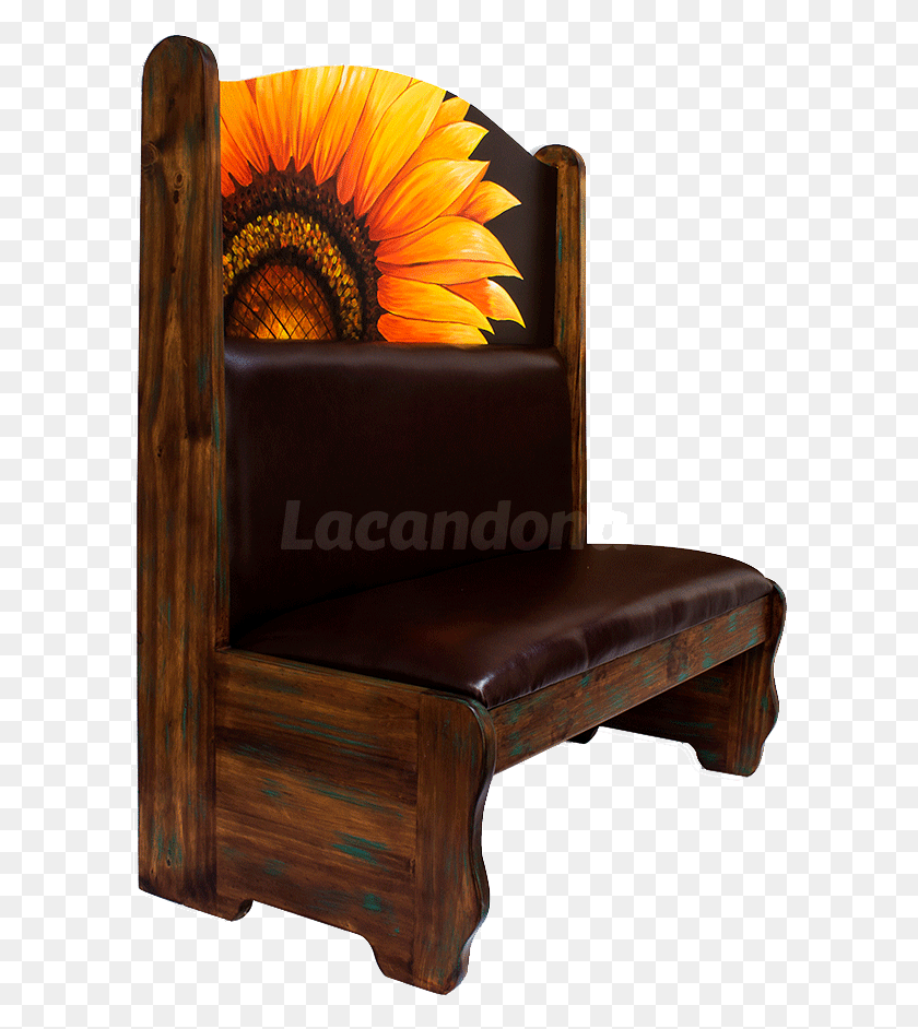 600x882 Booth Girasol Chair, Furniture, Armchair, Couch HD PNG Download