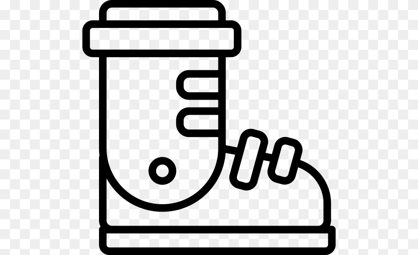 Boots Equipment Firefighter Icon With And Vector Format, Gray Clipart PNG