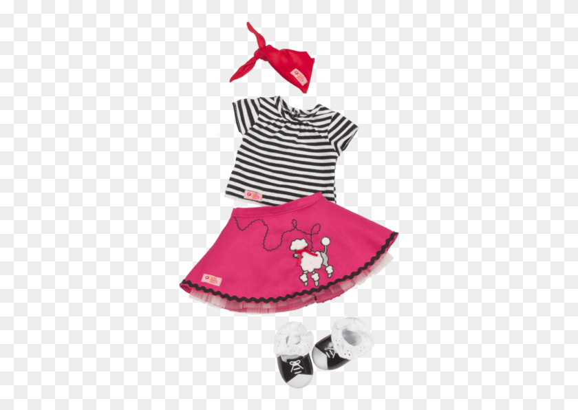 323x536 Bop Til You Drop Retro Outfit For 18 Inch Dolls Our Generation Dolls Ropa, Clothing, Apparel, Shorts HD PNG Download