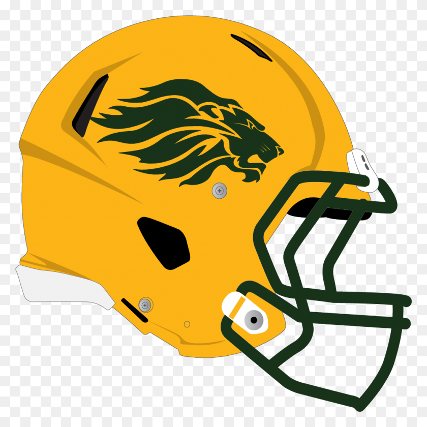 1027x1027 Png Borah Lions Футбол, Одежда, Одежда, Шлем Png Скачать