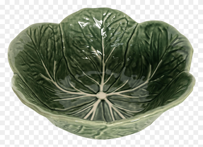 2727x1924 Bordallo Pinheiro Green Salad Bowl Chairish HD PNG Download