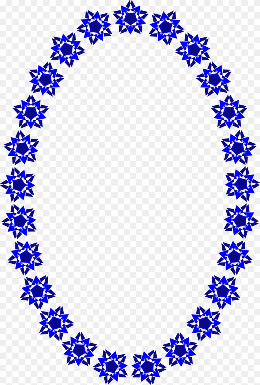 958x1420 Border Blue Stock Photo Illustration Of A Blank Frame, Accessories, Oval, Flower, Plant Sticker PNG