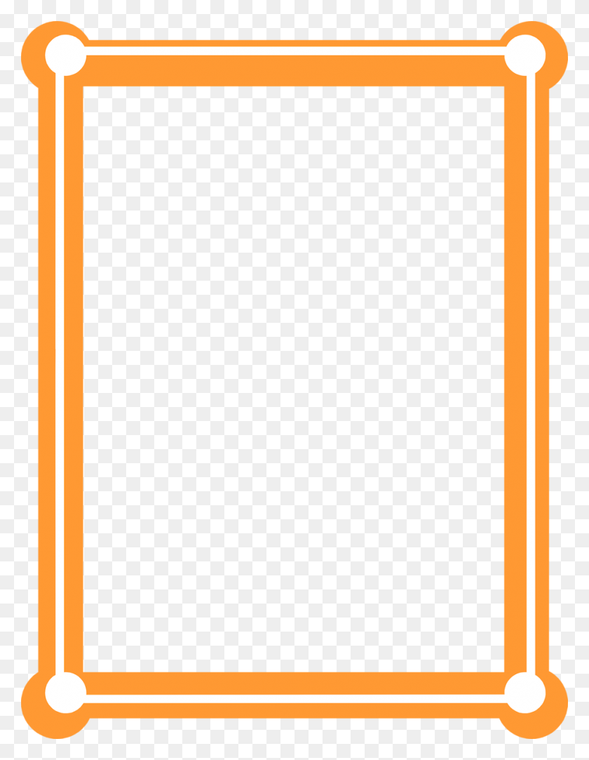 958x1257 Border Orange Free Stock Photo Illustration Of Orange Borders And Frames, Rug, Electronics, Text HD PNG Download