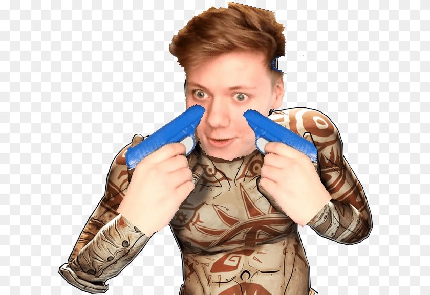 Borderlands, Body Part, Face, Finger, Hand Sticker PNG