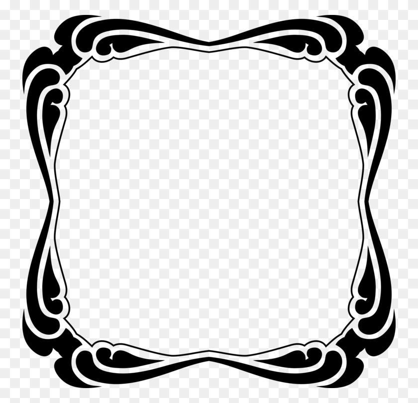 750x750 Borders And Frames Decorative Borders Picture Frames Decorative Frame And Border, Gray, World Of Warcraft HD PNG Download