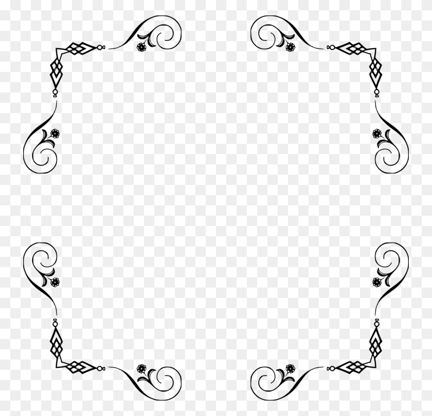 750x750 Borders And Frames Picture Frames Classic Clip Art, Gray, World Of Warcraft HD PNG Download