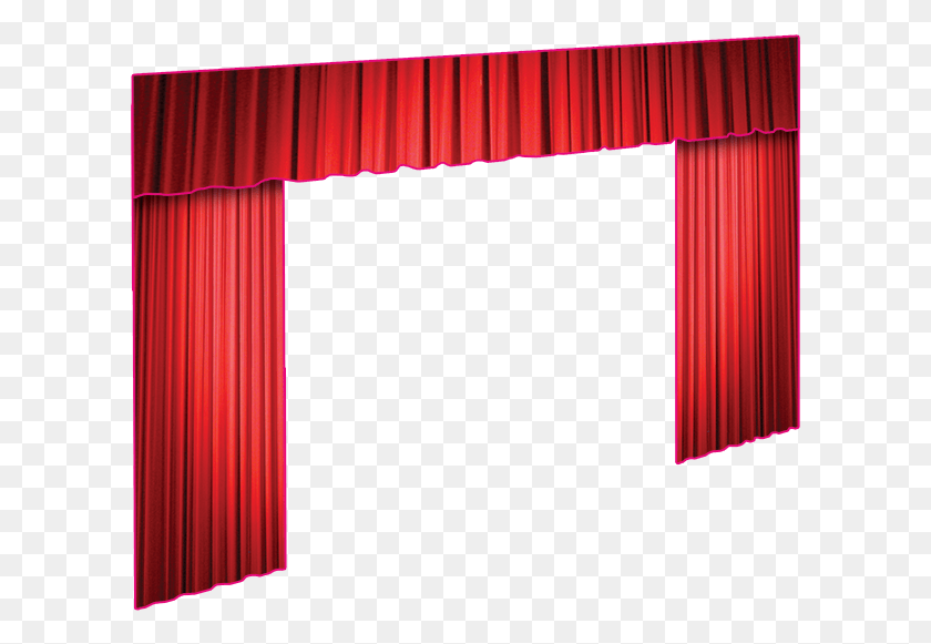 605x521 Borders Curtain Window Valance, Stage, Interior Design, Indoors HD PNG Download