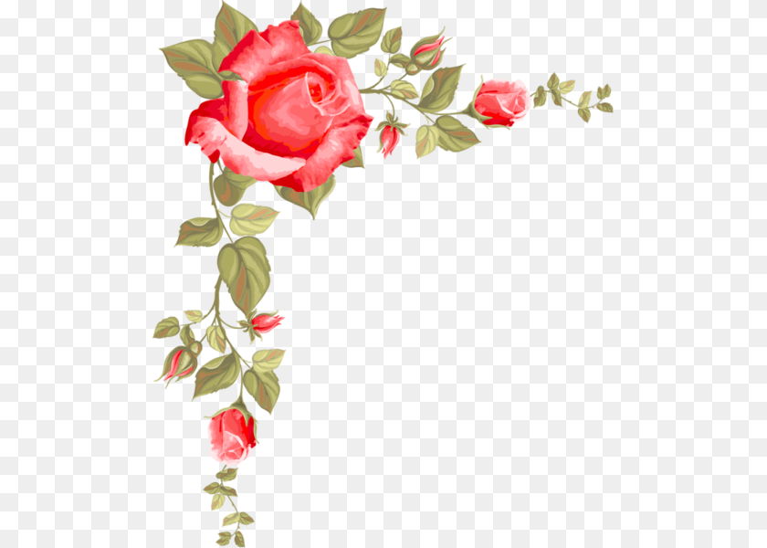 600x600 Bordurescoinstubes Etiquettes Fantaisies Flowers, Flower, Plant, Rose, Art Transparent PNG