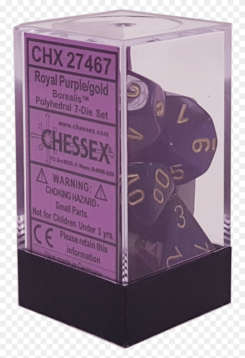 753x1168 Borealis Royal Purple С Золотым Многогранным Плакатом, Коробка, Этикетка, Текст Png Скачать