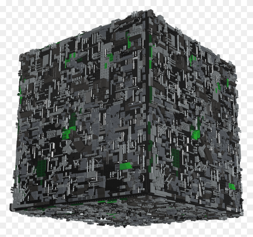 922x861 Borg Cube Top Down Stone Wall, Metropolis, City, Urban HD PNG Download