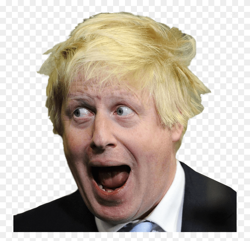 750x750 Boris Johnson Scared Boris Johnson No Background, Face, Person, Human HD PNG Download