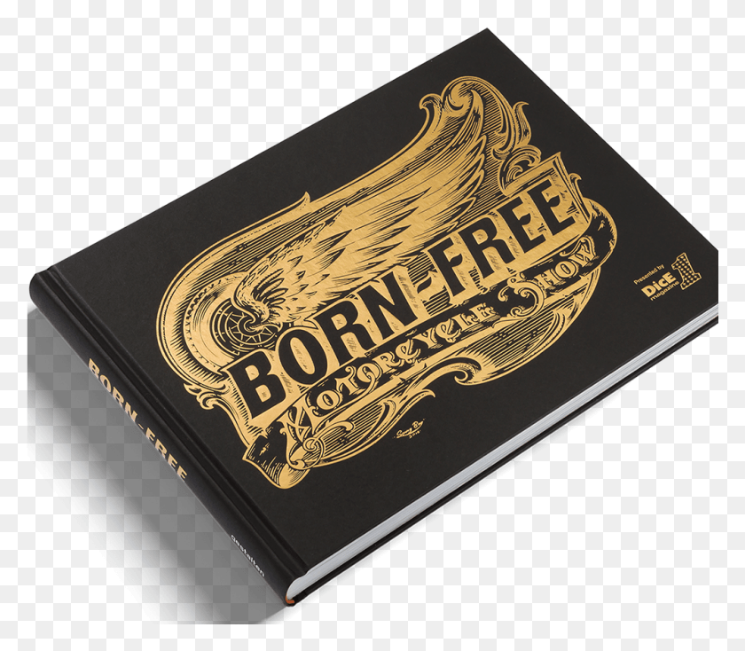 1001x865 Born Free Motorcycle Show Book, Text, Label, Passport HD PNG Download