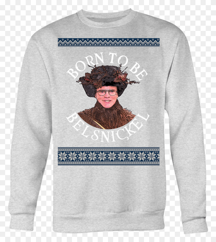 889x1003 Born To Be Belsnickel Messy Bun The Mom Crown, Clothing, Apparel, Sleeve HD PNG Download