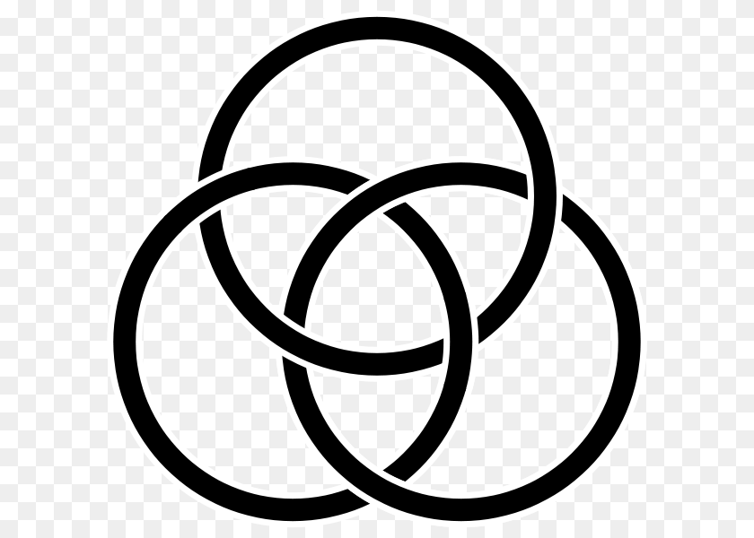Borromean Rings Bw Tattoos Circle Tattoos, Ammunition, Grenade, Weapon, Knot Transparent PNG