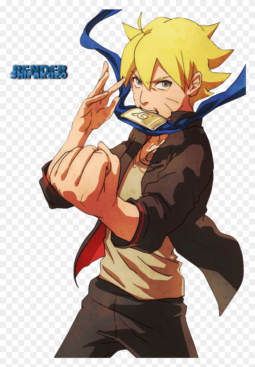 815x1201 Descargar Png / Boruto Big Comics, Libro, Mano Hd Png