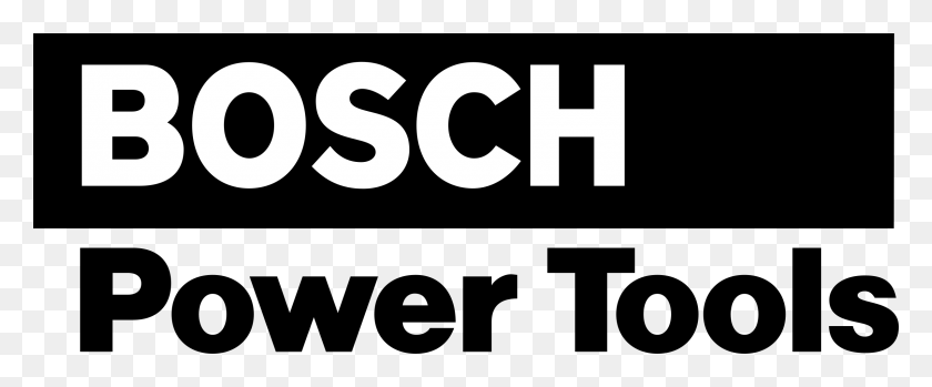 2400x892 Bosch Power Tools Logo Transparent Bosch Power Tools Logo, Text, Word, Symbol HD PNG Download