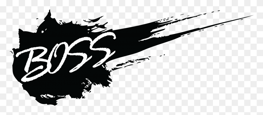 3111x1233 Descargar Png Boss Blanco Y Negro Plus Png