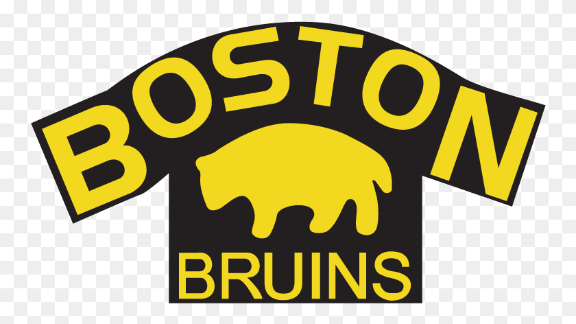 752x412 Boston Bruins Logo 1924 Boston Bruins, Text, Label, Alphabet HD PNG Download