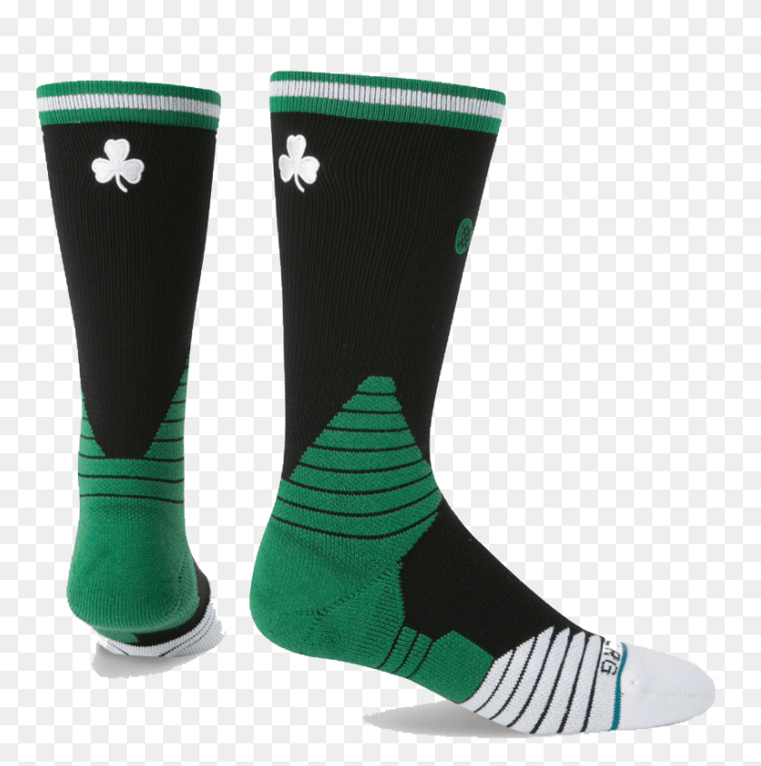 849x855 Boston Celtics Calcetas Stance Celtics, Clothing, Apparel, Footwear HD PNG Download