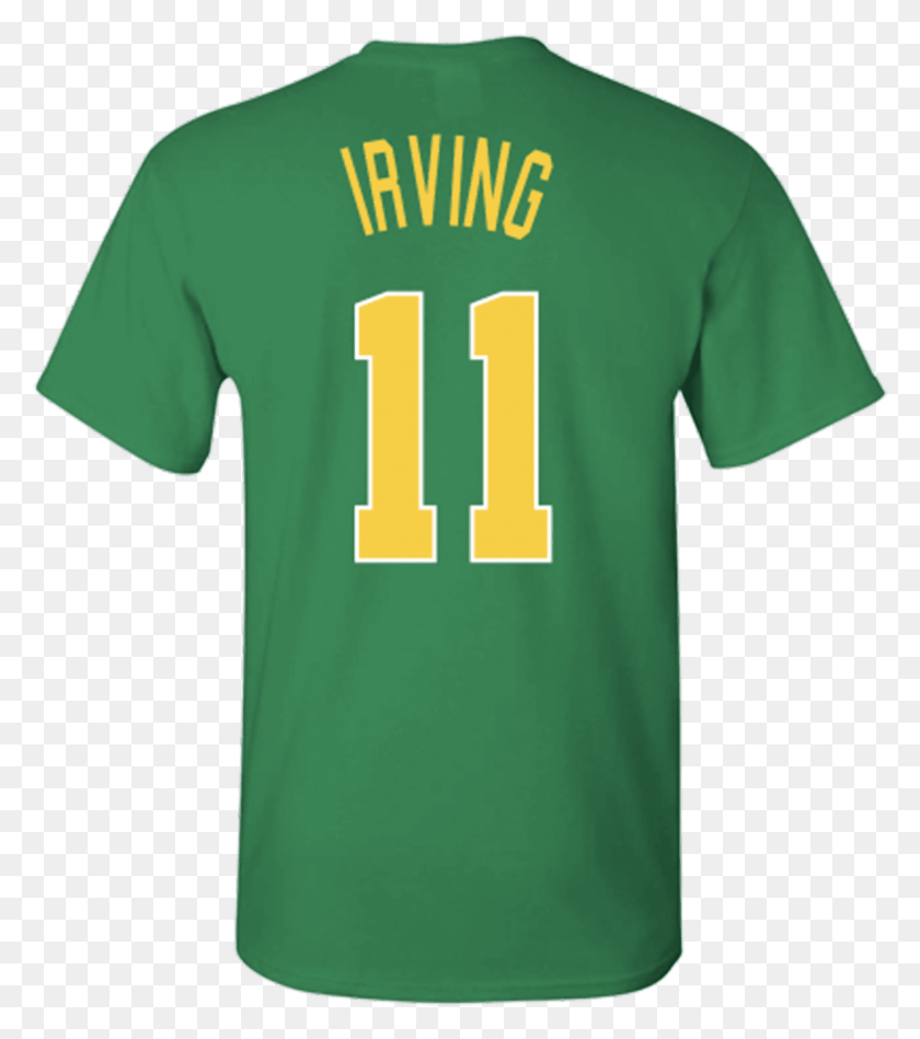 1459x1663 Boston Celtics Kyrie Irving 2018 City Edition Active Shirt, Clothing, Apparel, Word HD PNG Download