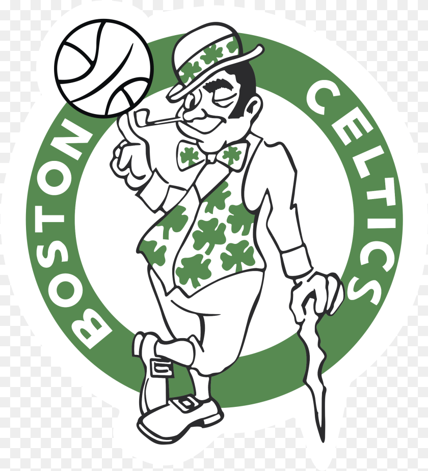 1861x2049 Boston Celtics Logo Boston Celtics Logo Baby, Person, Face, Head Transparent PNG