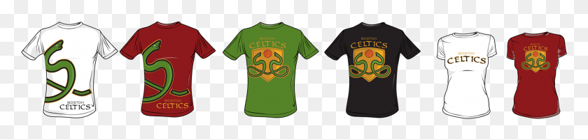 1735x314 Boston Celtics Redesign Borrachos Sin Fronteras Vector, Clothing, Apparel, T-shirt HD PNG Download