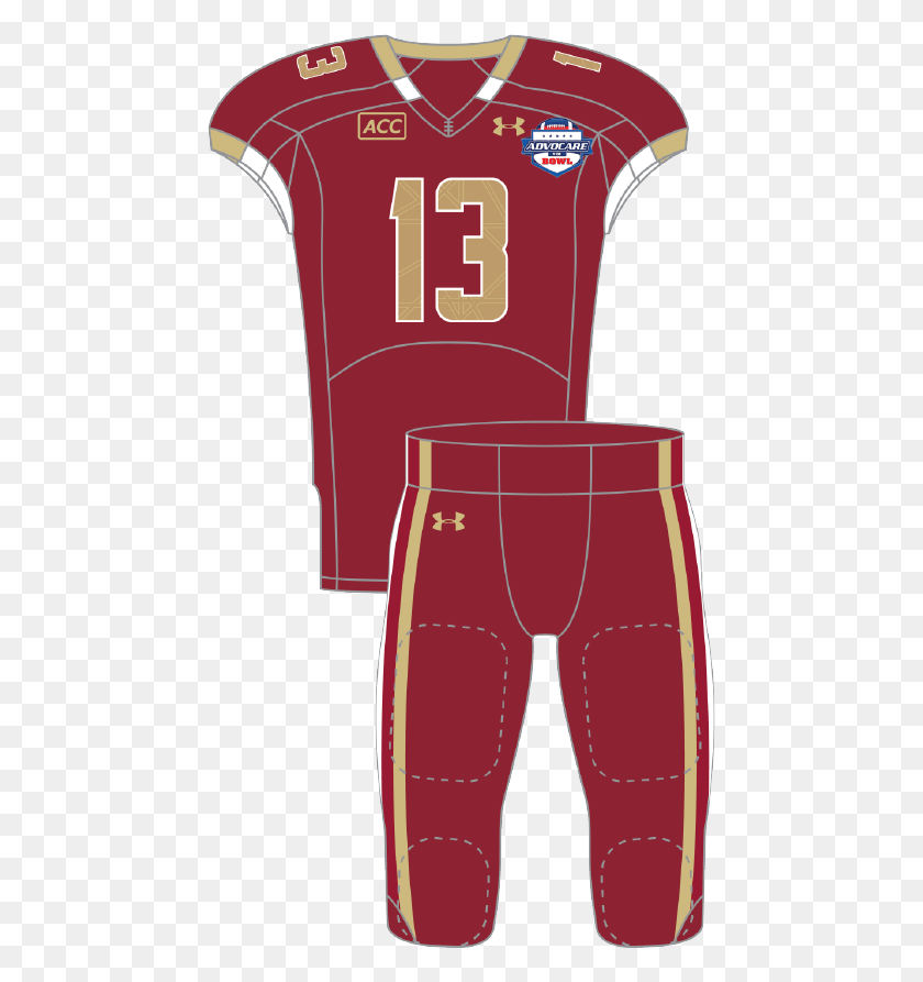 463x833 Boston College 2013 Maroon Sports Jersey, Clothing, Apparel, Shirt HD PNG Download