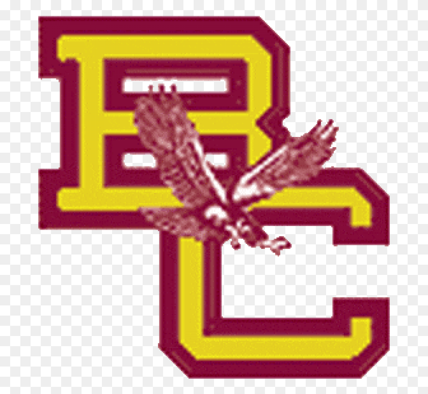 691x714 Boston College Eagles Iron On Stickers And Peel Off Vintage Boston College Logo, Pac Man, Text, Symbol HD PNG Download