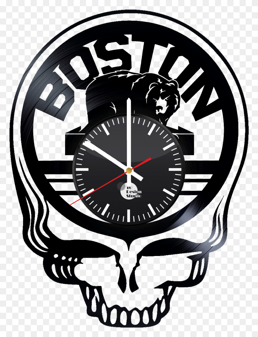 986x1314 Бостон Grateful Dead Steal Your Face, Аналоговые Часы, Часы, Башня С Часами Png Скачать