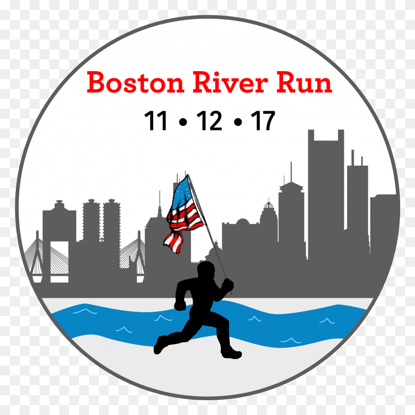 1984x1984 Boston River Run Boston Silueta, Persona, Humano, Símbolo Hd Png