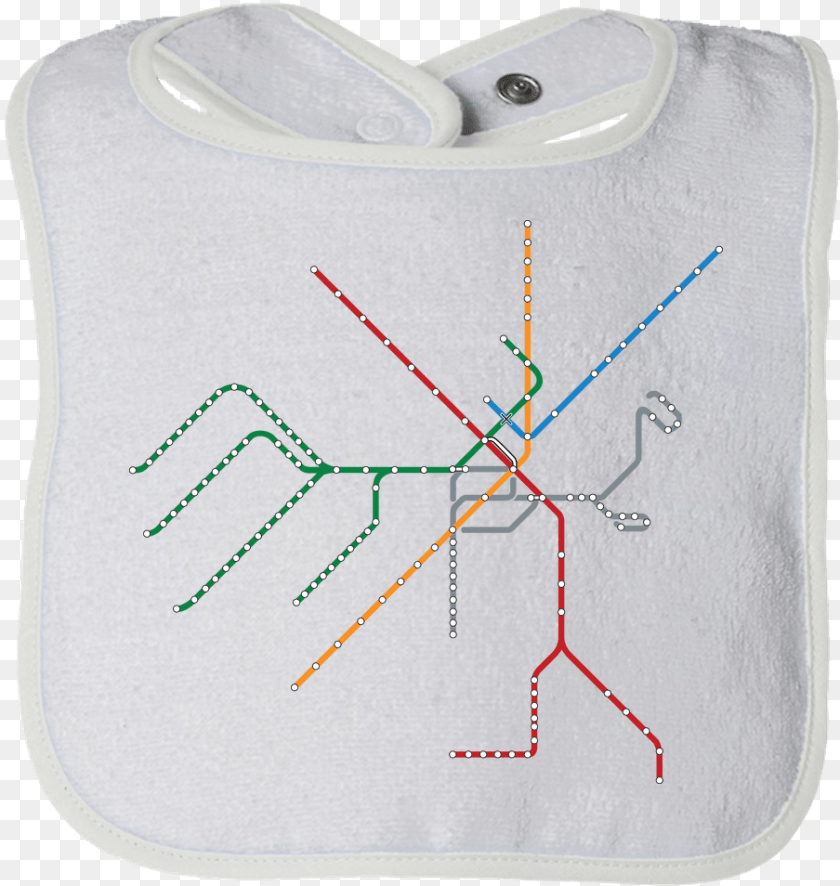 Boston Subway Line Art, Accessories, Bag, Handbag, Bib Sticker PNG
