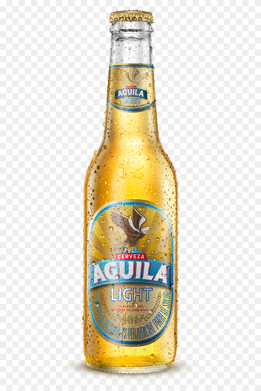 439x1200 Botella De Aguila Light Cerveza Colombiana Botella De Cerveza Aguila, Cerveza, Alcohol, Bebida Hd Png