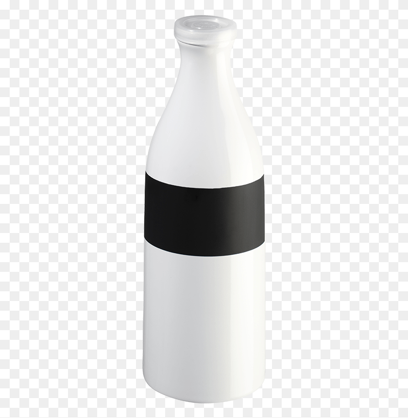 255x801 Botella De Leche Con Pizarra 1 L Water Bottle, Lamp, Bottle, Beverage HD PNG Download