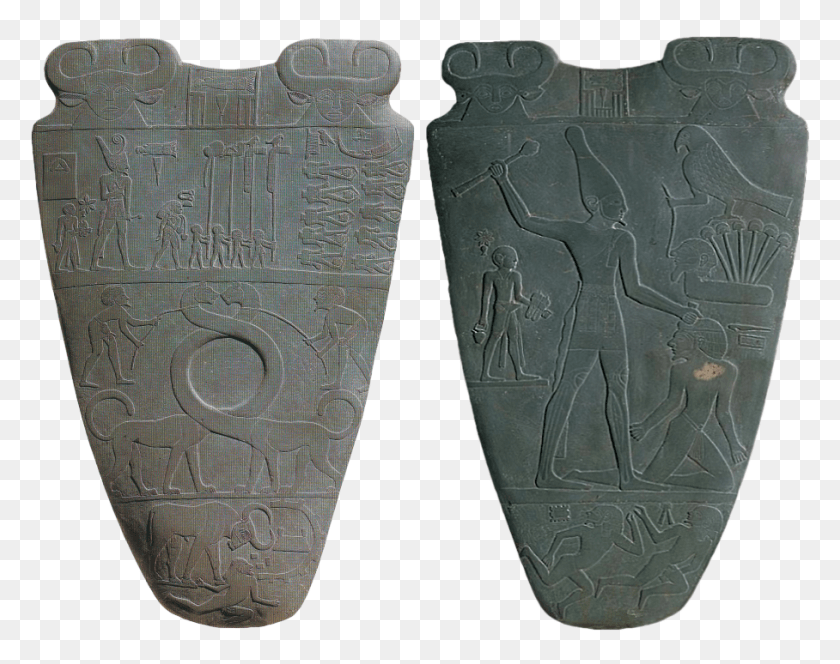 908x704 Ambos Lados De La Paleta Narmer Están Decorados Con Paleta Narmer, Armadura, Escudo, Persona Hd Png
