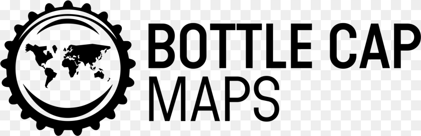 Bottle Cap Maps Cosa Nostra Tattoo, Gray Sticker PNG