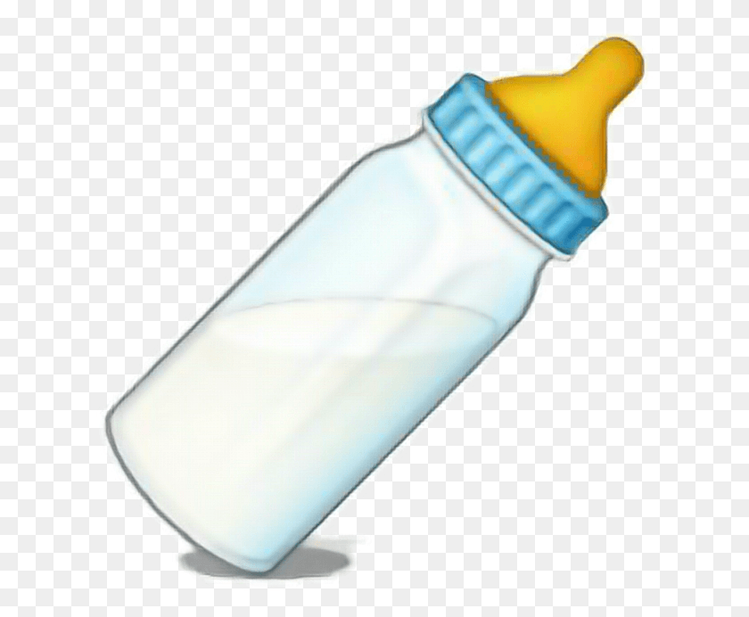 624x632 Bottle Emoji Baby Bottle HD PNG Download