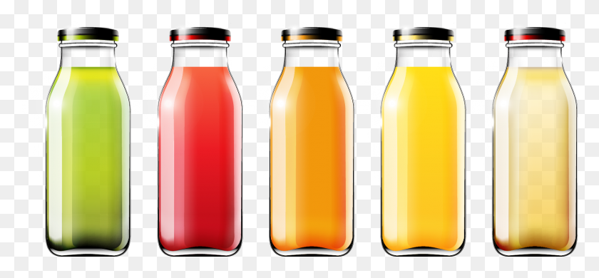 1701x720 Bottle Of Fruit Juice, Beverage, Drink, Orange Juice HD PNG Download