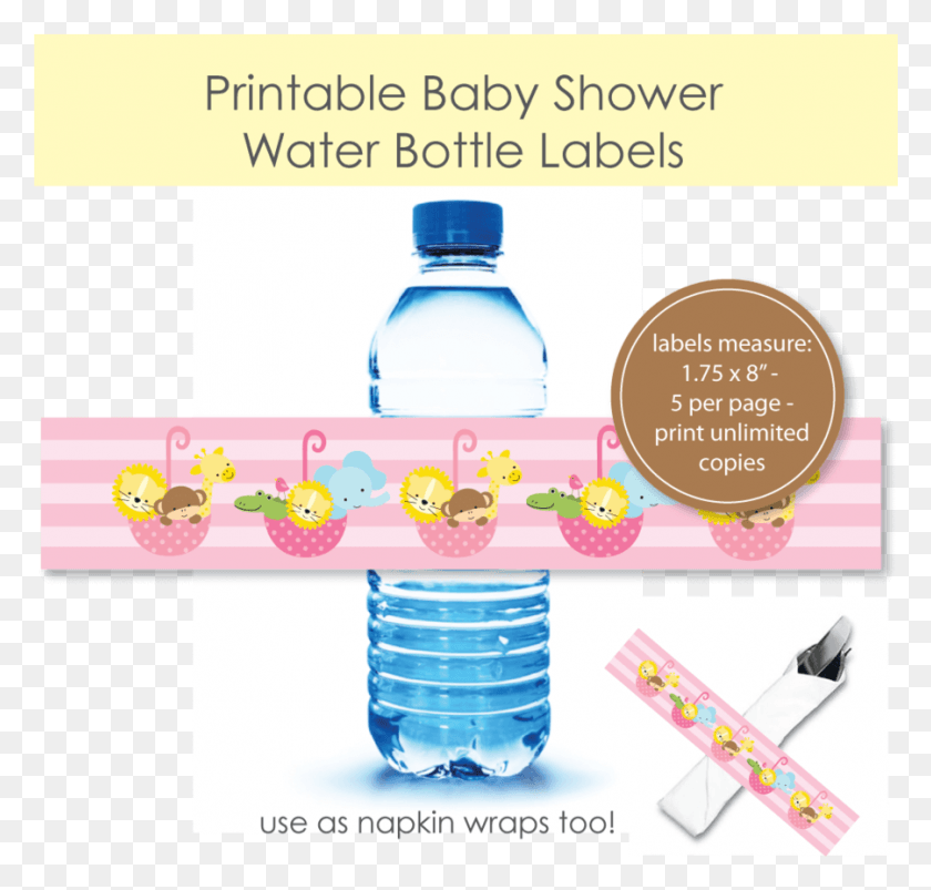 901x859 Bottle Of Water Clipart Water Bottles Water Bottles, Label, Text, Furniture HD PNG Download