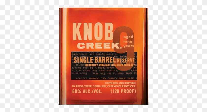 369x395 Bottle On Transparent Knob Creek Single Barrel Reserve Knob Creek Single Barrel Reserve, Liquor, Alcohol, Beverage HD PNG Download