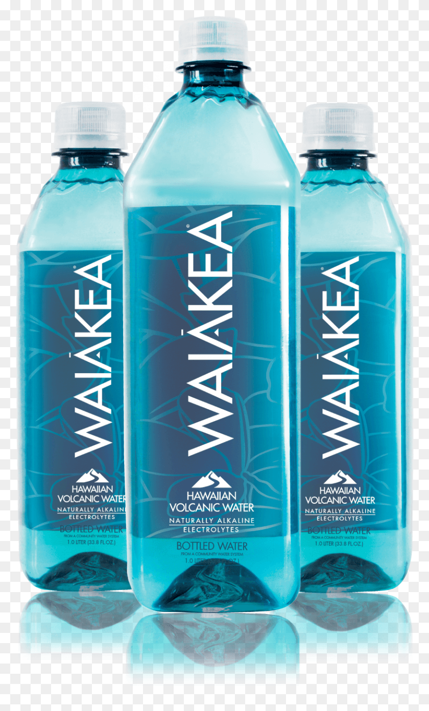 813x1390 Bottles Waiakea Water, Bottle, Shampoo, Cosmetics HD PNG Download