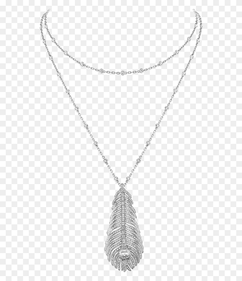 567x917 Boucheron Plume De Paon, Ожерелье, Ювелирные Изделия, Аксессуары Hd Png Скачать