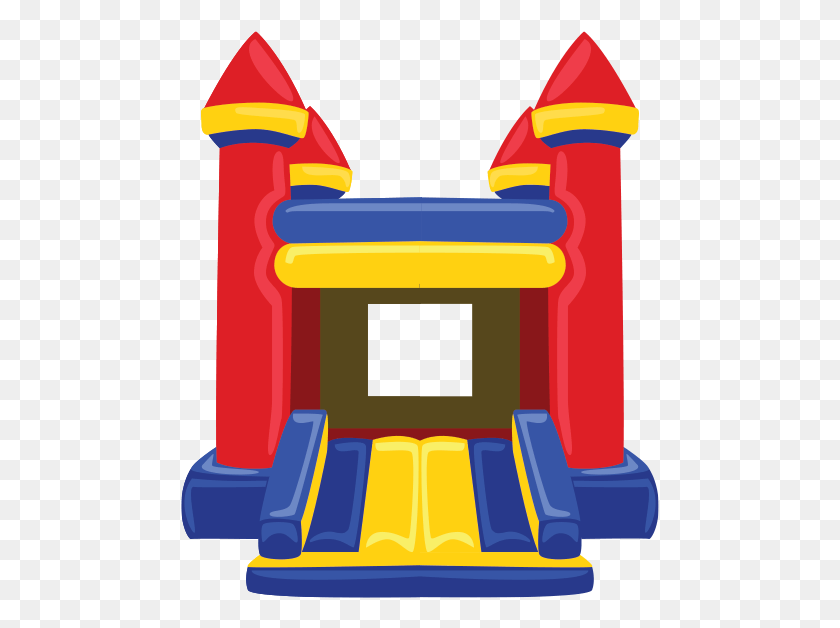 479x568 Bounce House Bounce House Clipart, Inflatable, Pac Man, Play Area HD PNG Download