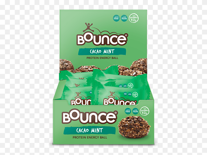 451x569 Bounce Protein Energy Ball Cacao Mint Bounces Bounces, Plant, Food, Vegetable HD PNG Download