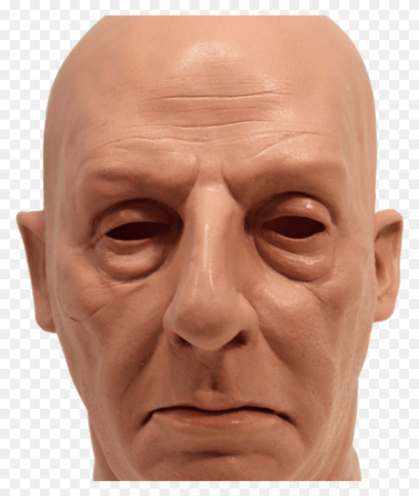 855x1025 Bouncer Realistic Bald Man Mask, Head, Person, Human HD PNG Download