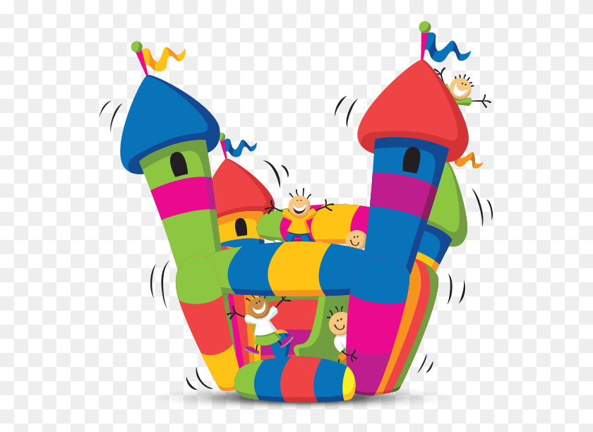 557x552 Bouncy Castle Cartoon, Toy, Graphics HD PNG Download