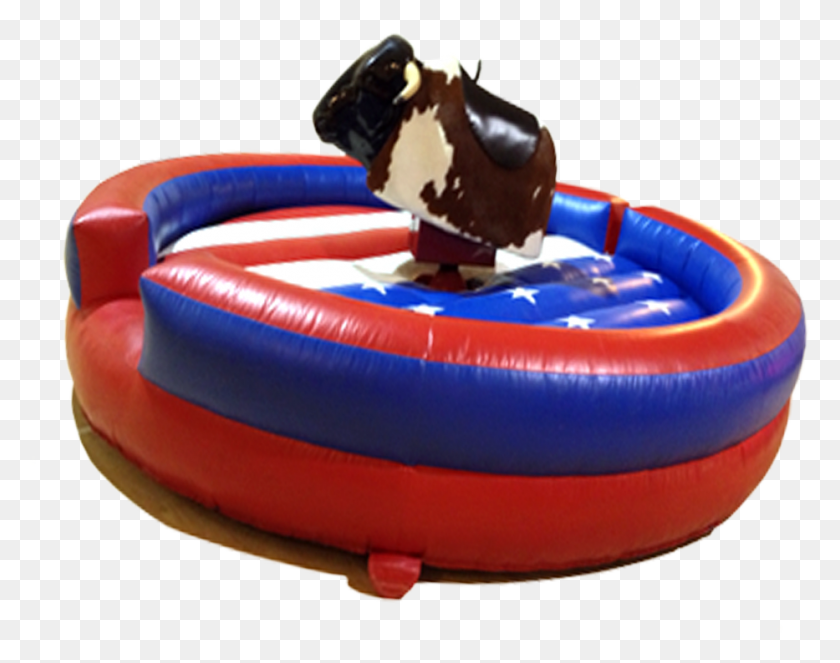 933x722 Bouncy Castle Hire In Essex Rodeo Bull, Inflatable, Birthday Cake, Cake HD PNG Download