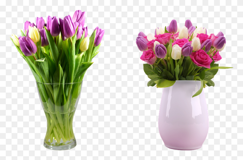 784x496 Bouquet A Vase With A Flower Vase Flowers Flower, Plant, Blossom, Flower Bouquet HD PNG Download