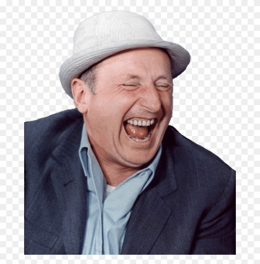 685x794 Bourvil Laughing Laughing Man, Face, Person, Human HD PNG Download
